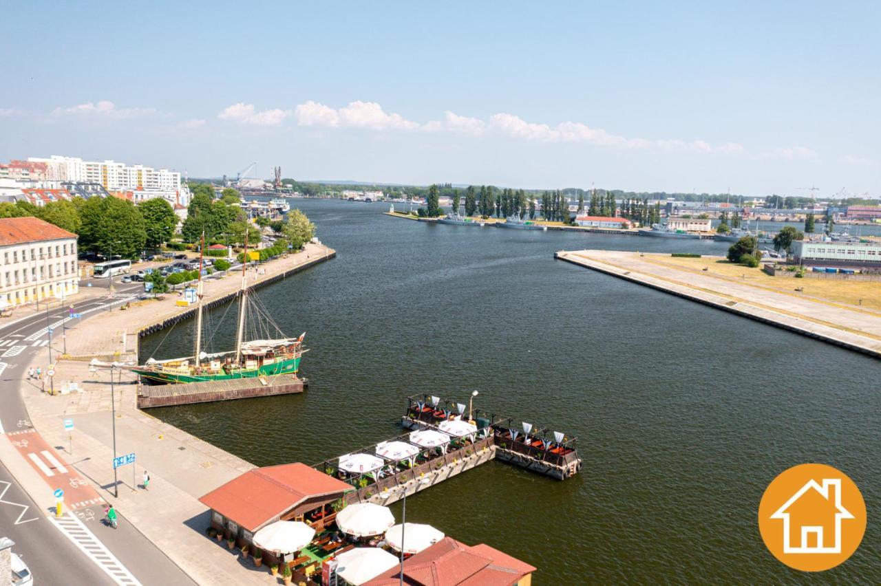 Apartament Z Widokiem Na Port - Visitopl Świnoujście Eksteriør bilde